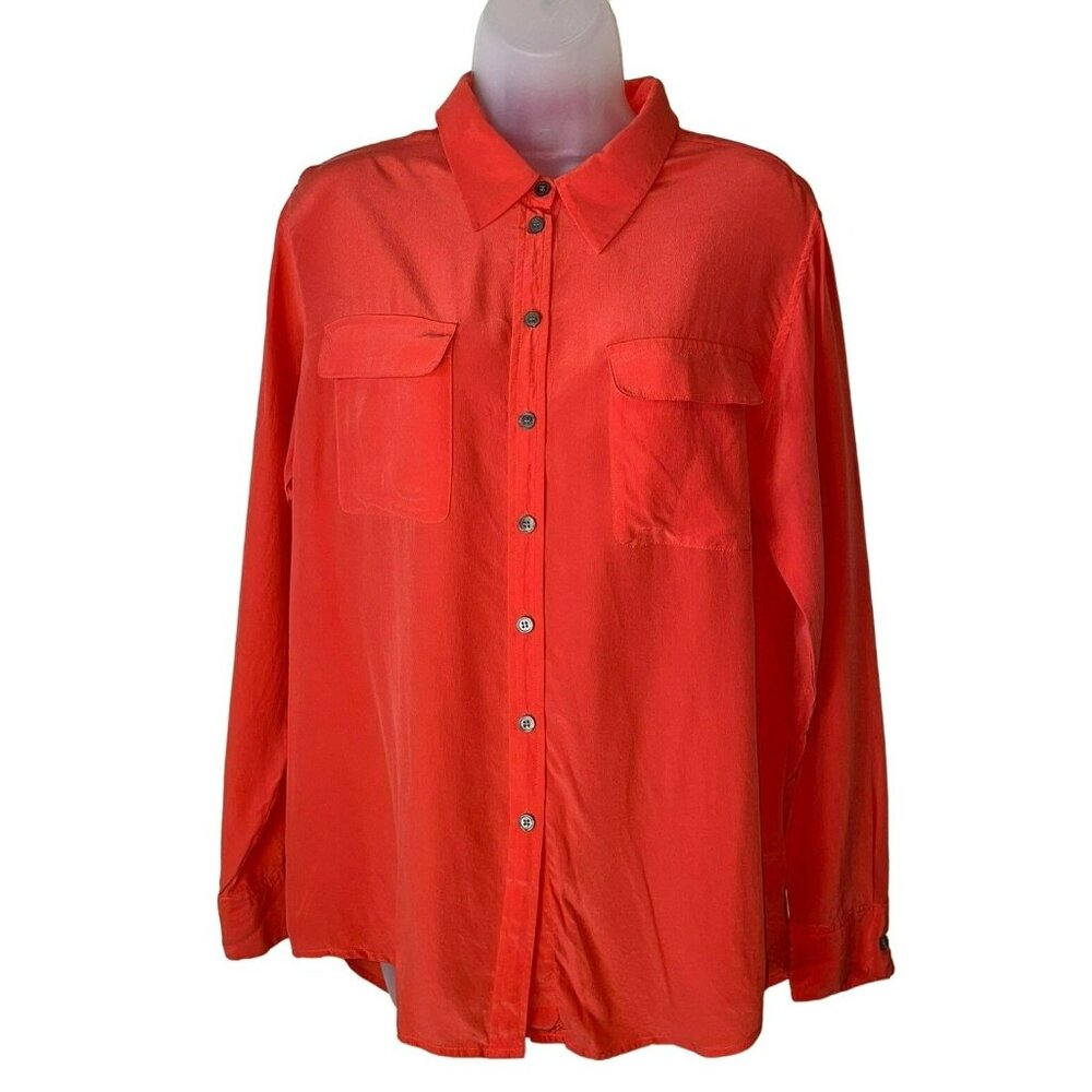 Ladies Vince Camuto Coral Blouse Size Medium